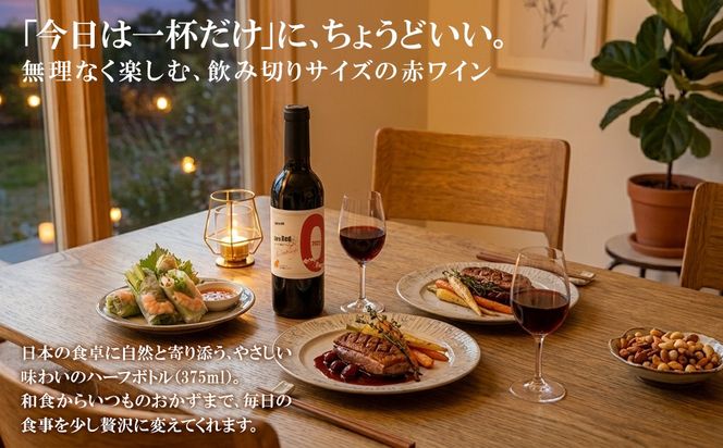 【訳あり】赤ワイン6本セット(375ml×6) 辛口 ハーフボトル ギフト 母の日 父の日 プレゼント 酒 クラフト K2708