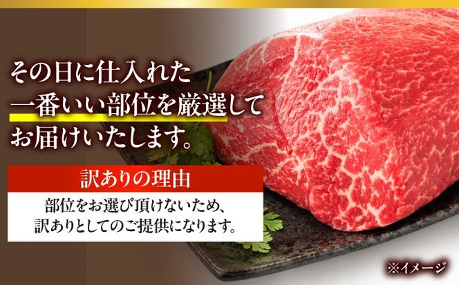 【訳あり】A4〜A5 長崎和牛 モモブロック（ローストビーフ用等）約1.2kg（300g×4p） / 赤身 もも 牛肉 ぎゅうにく ブロック肉 / 南島原市 / 株式会社MEAT PLUS[SHG027]