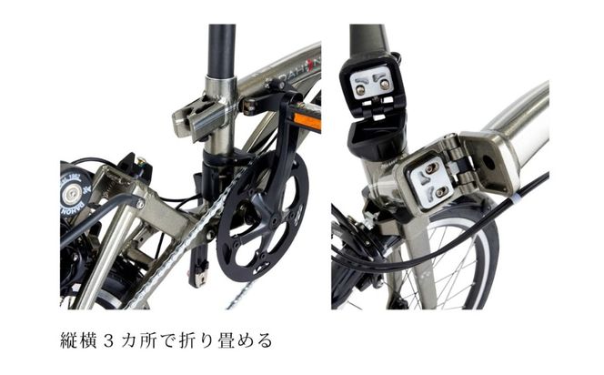 DAHON 折りたたみ自転車 Curl i4 16インチ 内装4段変速 Black pearl（ブラックパール） 三つ折り ローラーラック コンパクト 軽量 室内保管 省スペース 通勤 通学｜武田産業 人気返礼品 ダホン フォールディングバイク 三重県 四日市市 ふるさと納税