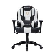 099H4789 AKRacing MJ Grey 日本プロ麻雀連盟モデル エーケーレーシング ゲーミングチェア ローバックチェア（ランバーサポート付き）