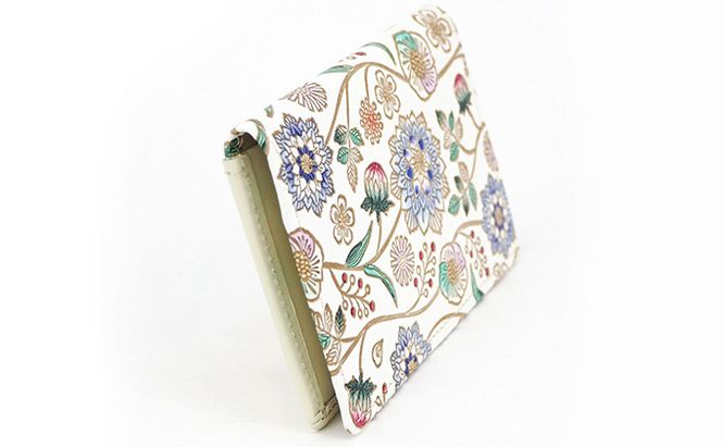 パスケース ダリア コバルトブルー 文庫屋大関 名刺入れ カードホルダー 名刺ケース 名刺ホルダー カード入れ 定期入れ 定期ケース 雑貨 生活雑貨 小物 革小物 革製品 本革 日用品 工芸品 東京 東京都 墨田区