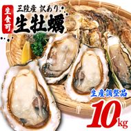 訳あり 数量限定 生産調整品 生食 殻付き 牡蠣 10kg [koku014]