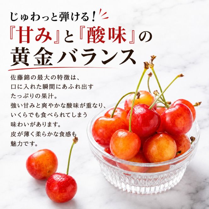 2027年発送 北海道 仁木町産 さくらんぼ 佐藤錦 600g (300g×2パック) L・M混合  旬 桜桃 産地直送 サクランボ チェリー フルーツ 果物 果物類 仁木町 仁木 [松山商店]