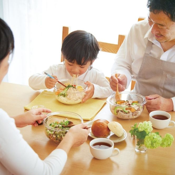 真空 サラダボウル 4個 セット ] 真空ポンプ 付き 真空保存容器 アサヒ