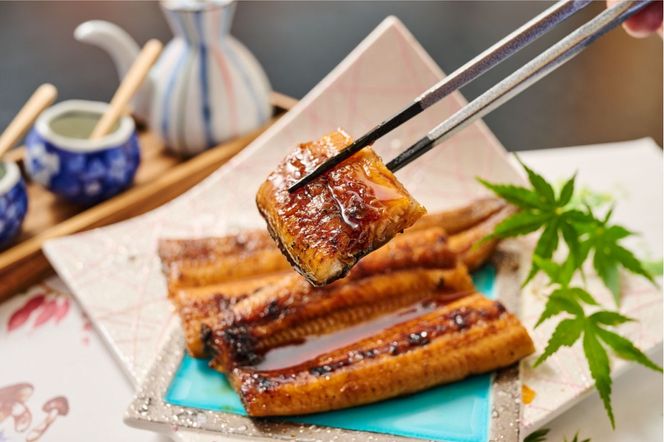 【職人手焼き】国産特大うなぎ蒲焼2尾（1尾あたり約170g前後）【国産 特大 うなぎ 鰻 ウナギ ふっくら 柔らか 鰻重 きざみ鰻 うなぎのせいろ蒸 タレ付 弁当】(H097113)