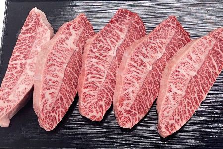 【厳選希少部位】【A4～A5】佐賀牛ミスジステーキ 約500g(100g×5P)【肉 牛肉 ブランド牛 黒毛和牛 ステーキ肉 ふるさと納税】(H112120)