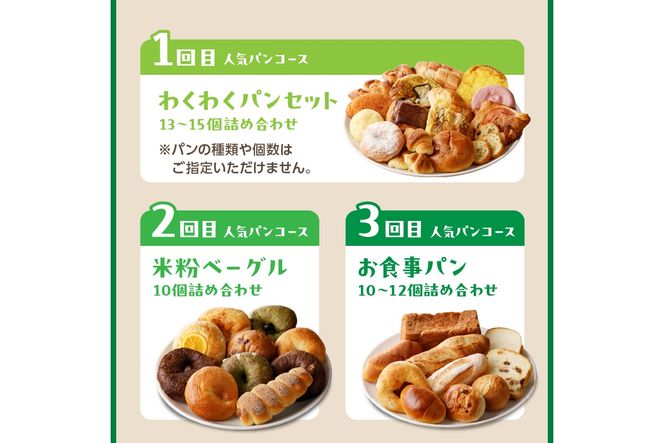 【3回定期便】京都のパン屋★ 京都 丹後のおまかせ お楽しみパン 3ヶ月定期便 【訳あり】 	BT00021
