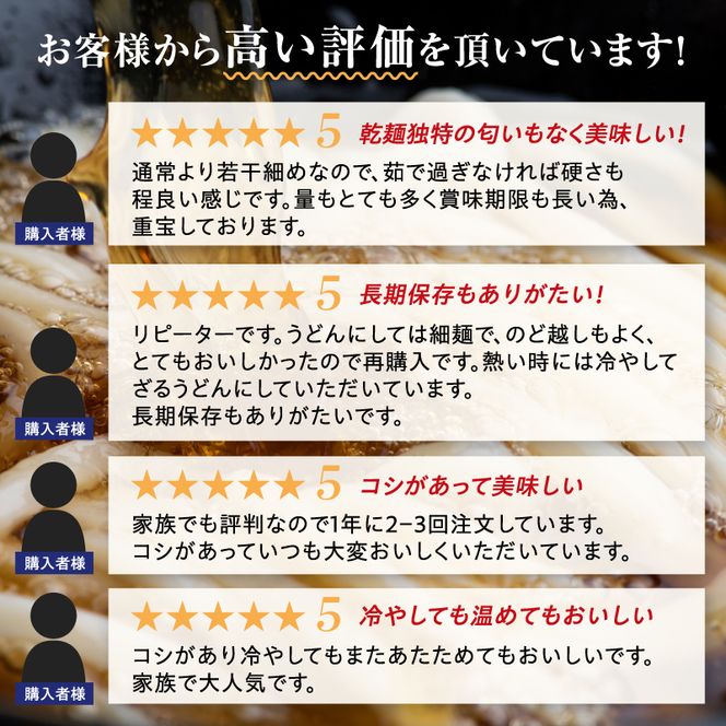 のど越しの良い象潟うどん定期便（5束×9ヵ月） 27000円 乾麺 麺類 9ヶ月 9回 