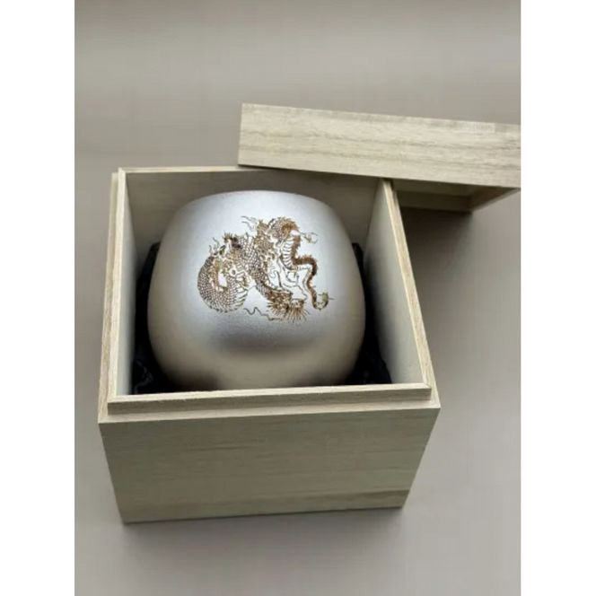 コーヒーカップ 銀龍（桐箱入り）［NF114］ 303446_CU90050VC01