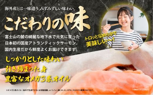 11A43小山町産アトランティックサーモン（アラ×２パック）