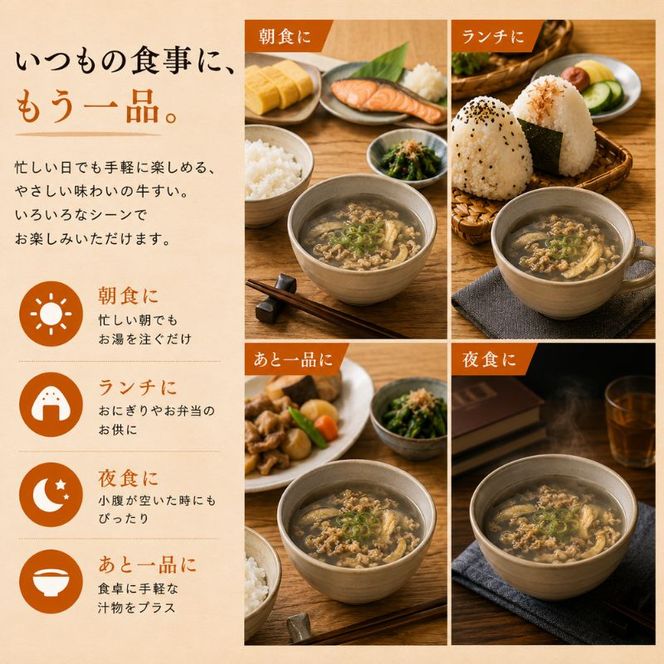 吉野家 牛すい 20袋 フリーズドライ 常温保存 食品 牛肉 インスタント 常温 非常食 保存食 災害 防災 備蓄 ローリングストック 非常用 備蓄用