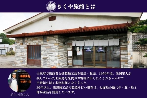 【CF】北海道 スモークチキン 七面鳥スモーク スモークターキー セット きくや旅館 鶏肉 鶏 チキン 七面鳥 ターキー 国産 燻製 くん製 おつまみ 肴 手作り 薫製 無添加 スライス お取り寄せ 送料無料 十勝 士幌町【K10】