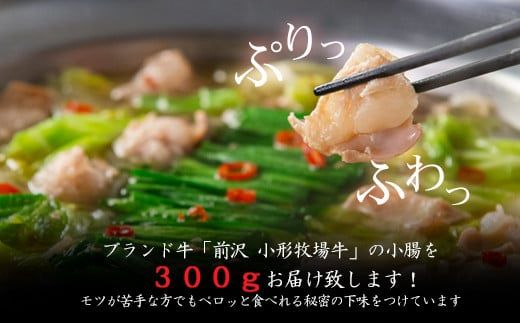 花巻温泉（株） 佳松園『前沢 小形牧場牛もつ鍋』2食入り（塩） 【896-2】