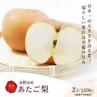 梨 2026年 先行予約 あたご梨 2玉 岡山県 赤磐市産 果物 フルーツ