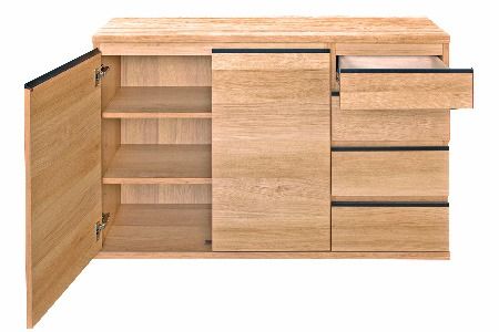 ムルート 120スリムキャビネット NA【完成品 開梱設置 梱包材引き取り リビング 収納 日本製】(H062319)