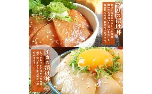 訳あり 海鮮漬け丼 （5種×各1P）計5P セット マグロ 鯛 イカ ブリ 鰹のたたき 海鮮丼セット 漬け丼 海鮮丼 国産 漬け づけ丼 漬け丼の素 海鮮丼の具 海鮮セット まぐろ いか ぶり 鯛 かつおのたたき 鰹タタキ【企業組合　宇佐もん工房】 [BQAB001]