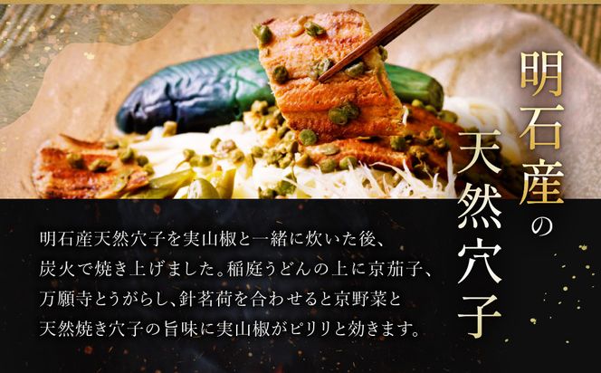 【祇園丸山】 炭火焼穴子うどん(実山椒入)（２人前）［ 京都 祇園 料亭 名店 ミシュラン 京料理 和食 お取り寄せ 送料無料 ふるさと納税 ］ 261009_A-ZC009