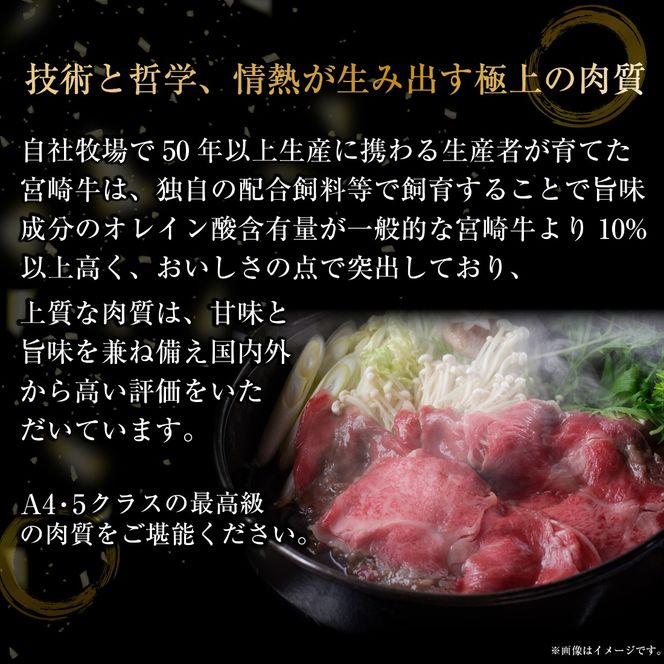 宮崎県西ノ原牧場・A4等級以上宮崎牛霜降りすき焼きロース 300g 牛肉 黒毛和牛 ロース 赤身 すき焼き すき焼き用 A4 A5 内閣総理大臣賞4大会連続受賞