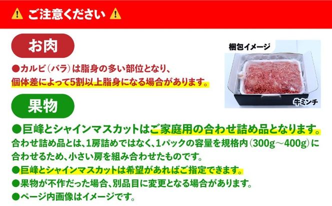 【12回定期便】長崎和牛と旬のフルーツが楽しめる バラエティ定期便 / フルーツ定期便 果物定期便 肉定期便 牛肉 びわ メロン ぶどう みかん / 南島原市 / 贅沢宝庫[SDZ053]