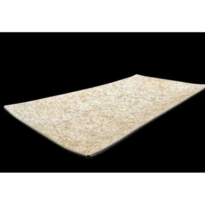 波レクタングルプレート  乱糸（マット仕上げ）純白［NF103］ 303446_CU90048VC03