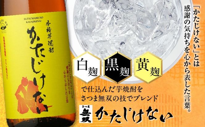 ＜選べる容量・容器＞かたじけない 芋焼酎 25度（2本～12本/900ml or 1.8L/瓶 or 紙パック）　K377-008_SKU