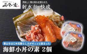 【射水市】【射水のおいしい食品】【海鮮】海鮮小丼の素　2個　※離島への配送不可