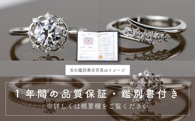 GF063　pt900ダイヤモンドリング 0.08ct（RP-MR-1189）　	