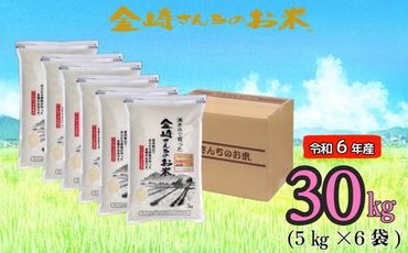 【令和6年産】「金崎さんちのお米」30㎏ (6-4A)