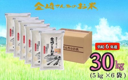 【令和6年産】「金崎さんちのお米」30㎏ (6-4A)