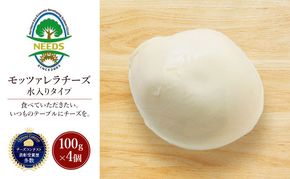 北海道 十勝 モッツァレラチーズ 水入りタイプ100g×4個［チーズ工房NEEDS］【 モッツァレラ チーズ ミルク ワイン 乳製品 北海道 十勝 幕別 】