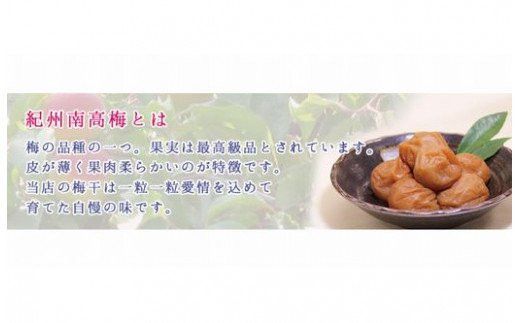 【贈答用】紀州南高梅 食べ比べセット 500g×2　（はちみつ・しそ風味）【inm900-1C】