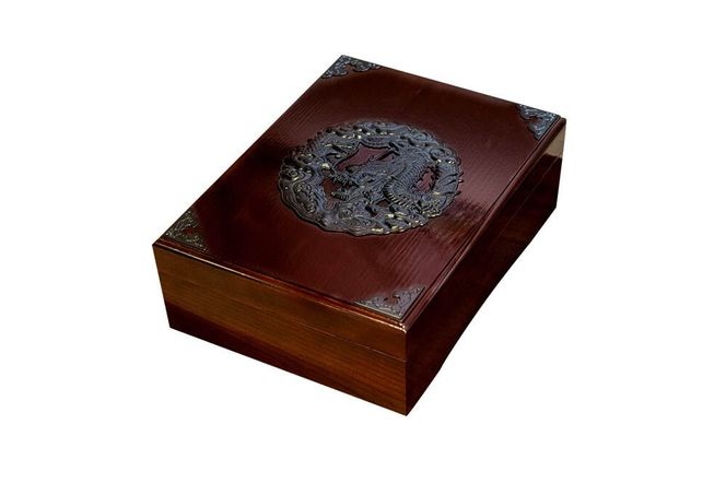 仙台箪笥 文箱 拭き漆調ウレタン塗装 KM-6UR 欅産業 収納 インテリア|06_kyk-400401