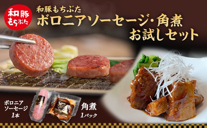 【定期便3回】和豚 もちぶた お試しセット 3ヶ月連続 こだわりのちょっと贅沢 ソーセージ 角煮 もち豚 豚肉 ポーク 肉 豚 ぶた ブタ 豚ロース 加工肉 レトルト レトルト食品 加工肉 アウトドア キャンプ バーベキュー