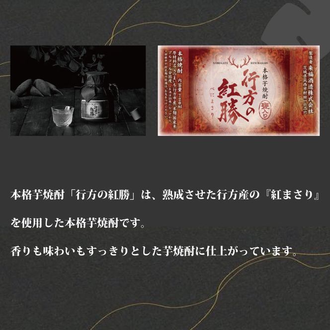 CU-77 甕入り　本格芋焼酎　行方の紅勝