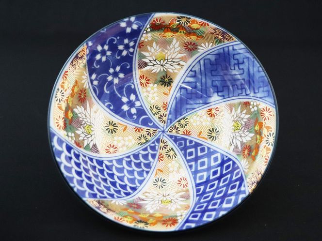 九谷焼　 4.8号小鉢揃　金花詰　a01 食器 キッチン雑貨 キッチンアイテム 雑貨 小物 お皿 小皿 食卓 テーブルコーディネート 