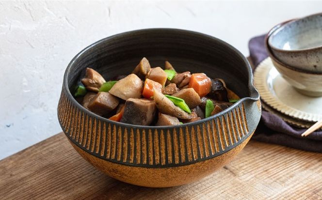 鉄釉 すり鉢 (XL) 糸島市 / 醇窯 鉢 丼 陶器[AOE001] 醇窯 高須健太郎 陶器 うつわ 器 やきもの 食器 すり鉢 焼き物 サラダボウル