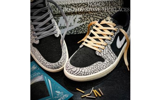 NODC HOLLOW STONE SHOELACES［173N18］NODC HOLLOW STONE SHOELACES 靴ひも 選べる カラー サイズ 120cm 140cm 160cm