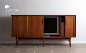 【FILE FURNITURE WORKS】TVキャビネット＜SHUTTER TV CABINET＞［ 京都 家具 インテリア テレビ おしゃれ 人気 おすすめ 国産 職人 一点もの オーダー 東京 田園調布 ショールーム 通販 送料無料 ふるさと納税  ］ 261009_B-UK09