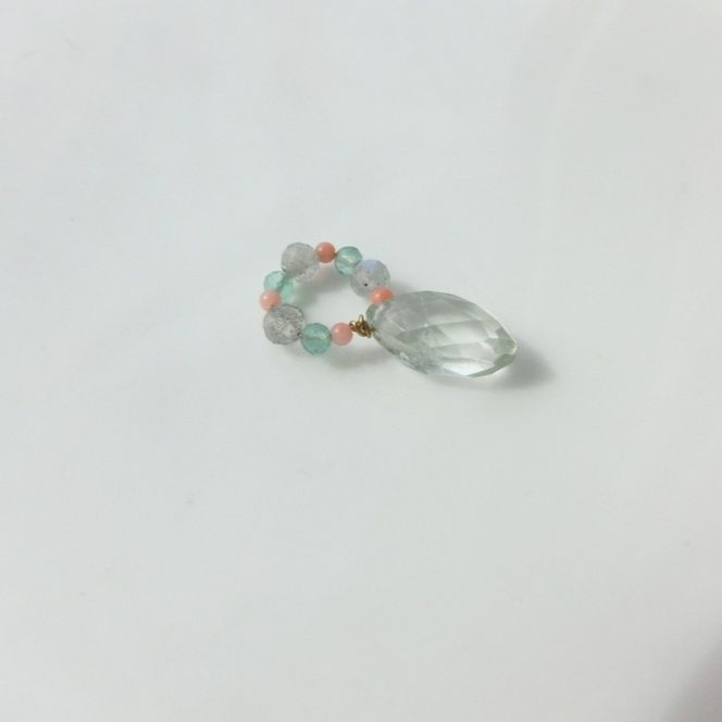 baby ring top ペンダントトップ 1個 グリーンアメジスト2 天然石 アクセサリー [Q] handmadejewely 【 シンプル 可愛い ハンドメイド ジュエリー 手作り 職人 上品 大人な雰囲気 ギフト プレゼント ラッピング 結婚式 普段使い 北海道 幕別 】