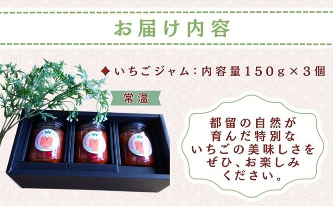 都留の清らかな水に育まれた希少な夏秋いちご使用 いちごジャム BB024