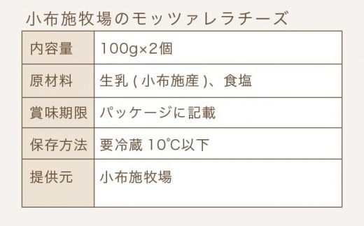 無添加 小布施牧場の搾りたてジャージー牛乳で作ったモッツァレラチーズ 100g × 3個 ［小布施牧場］チーズ モッツァレラ おつまみ サラダ 冷蔵便 クール便 プレゼント 長野 信州 ［A-29］