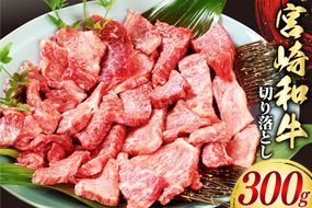 牛肉 宮崎和牛 切り落とし 焼肉 300g [道の駅「日向」物産館 宮崎県 日向市 452061758] 切落し 黒毛和牛 宮崎県産 厚め カット 焼き肉 国産 ふるさと納税 冷凍 肉 牛 きりおとし
