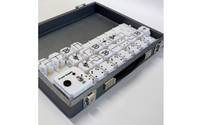 論理回路動作の実習キット 電子ブロックシステム DBL-23（情報教科・論理回路実習装置）
