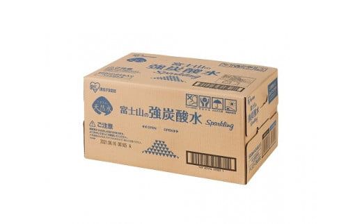 2HH1【定期便６か月コース】富士山の強炭酸水500ml×24本入×6回