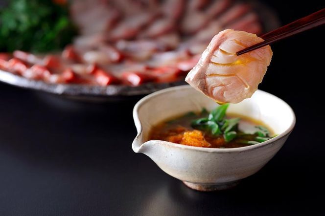 【下鴨茶寮】料亭のぶりしゃぶ鍋4人前［ 京都 老舗 料亭 ミシュラン 料亭仕立て 本格ブリしゃぶ 人気 おすすめ グルメ しゃぶしゃぶ 鍋 ブリ ギフト プレゼント お取り寄せ 通販 送料無料 ふるさと納税 ］ 261009_B-BS70