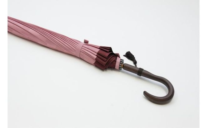 長傘　ブロック柄　軽量16本骨 小物 雑貨 婦人用雨傘 婦人用 レディース 雨具 梅雨 レイングッズ 約82cm 雨傘 ピンク 