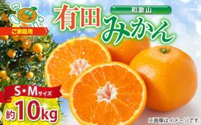 ZJ6077_【2026年先行予約】ご家庭用　和歌山 有田みかん 約10kg (S、Mサイズ)【湯浅町】