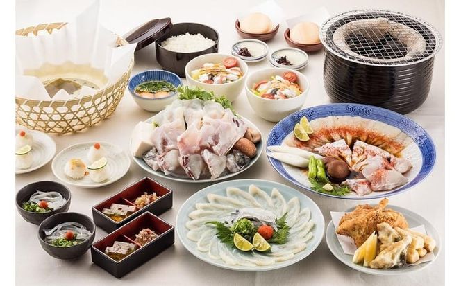 【とらふぐ亭】とらふぐ三昧フルコースお食事券＜2名様分＞【国産高級とらふぐ使用】