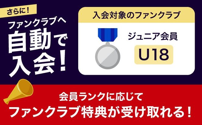 FC琉球 2025シーズンパス メイン自由席 U18 (ジュニア会員ファンクラブ付き) サッカー Jリーグ スポーツ観戦 チケット 沖縄市 / 琉球フットボールクラブ株式会社[BCBF016]