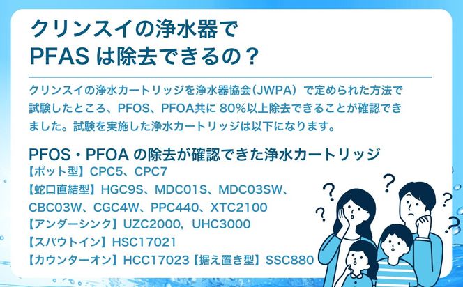 クリンスイ 蛇口直結型 浄水器 カートリッジ HGC9SW(2個入) 交換用 CSPシリーズ 水 お水 浄水 ろ過
